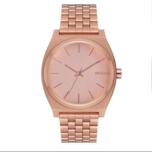 Rose gold Nixon watch
